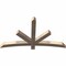 Ekena Millwork Alberta Smooth Timber Gable Bracket, Douglas Fir, 60"W x 35"H x 3 1/2"D x 3 1/2"F, 14/12 Pitch GBW060X35X0404ALB00SDF - alternate 4